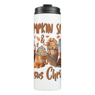 Pumpkin Gewürz Jesus Christus Thermosbecher