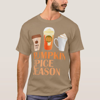 Pumpkin Gewürz-Kaffee Latumn Herbst Saison Coff T-Shirt