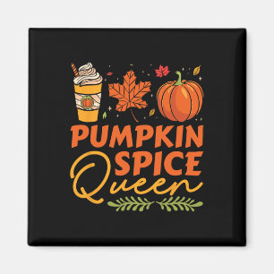 Pumpkin Gewürz Königin Erntedank Herbst Herbst Magnet