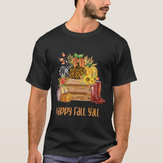 Pumpkin Gewürz Latte Blätter Sonnenblume - glückli T-Shirt