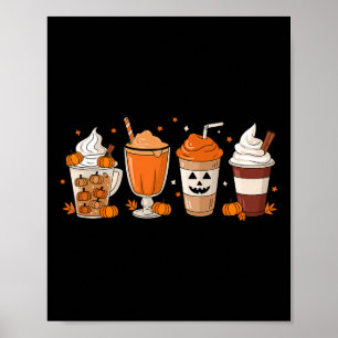 Pumpkin Gewürz Latte Fall Kaffee Pumpkin Gewürz al Poster