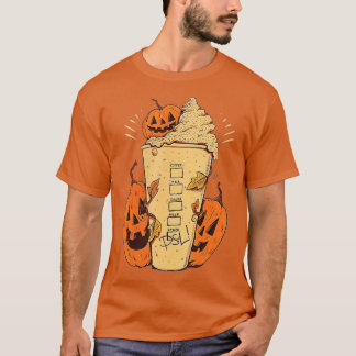 Pumpkin Gewürz Latte Fall Kaffee warm gemütliche H T-Shirt