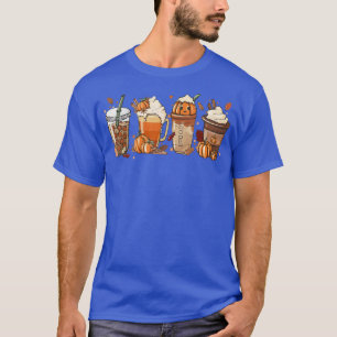 Pumpkin Gewürz Latte Fall Kaffee warm gemütliche H T-Shirt