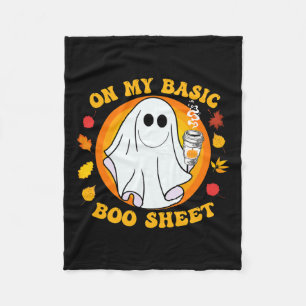 Pumpkin Gewürz Latte Fall Vibe Halloween Basic-Spa Fleecedecke