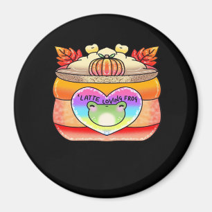 Pumpkin Gewürz Latte Love Frog Magnet