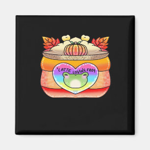 Pumpkin Gewürz Latte Love Frog Magnet