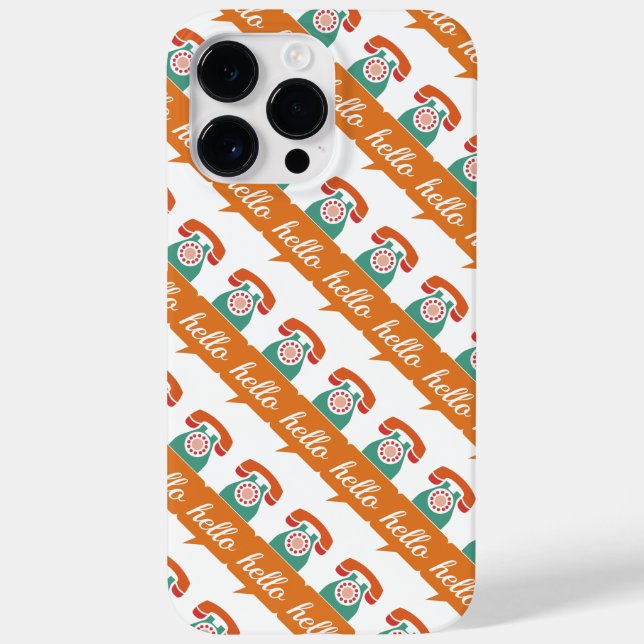 Pumpkin Gewürz Minze Delight Retro Telefon Hallo Case-Mate iPhone Hülle (Rückseite)