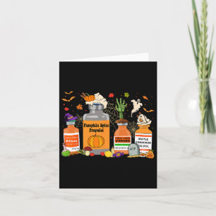 Pumpkin Gewürz Propofol Ativan Versed Haldol Hallo Karte