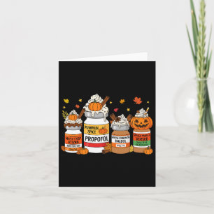 Pumpkin Gewürz Propofol Ativan Versed Haldol Hallo Karte
