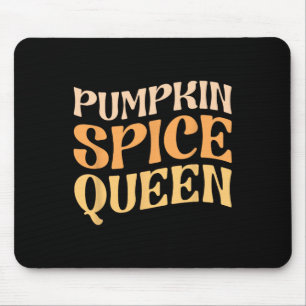 Pumpkin Gewürz Queen Psl Kaffee Lover Retro Fall A Mousepad