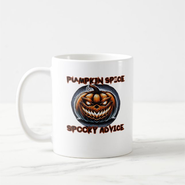 Pumpkin Gewürz Spooky Advice - Funny Halloween Ges Kaffeetasse (Links)