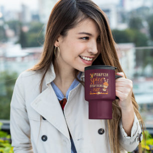 Pumpkin Gewürz und alles Gute - Fall Design Reisebecher