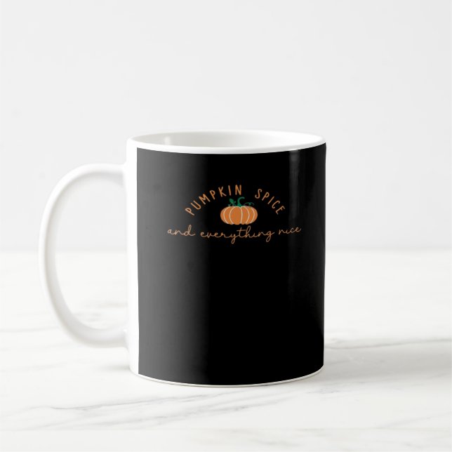 Pumpkin Gewürz und alles Gute Herbst Kaffeetasse (Links)