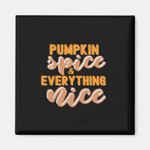Pumpkin Gewürz und alles Gute Herbst Magnet