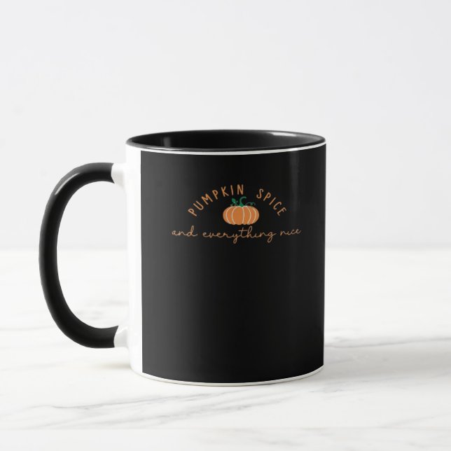 Pumpkin Gewürz und alles Gute Herbst Tasse (Links)