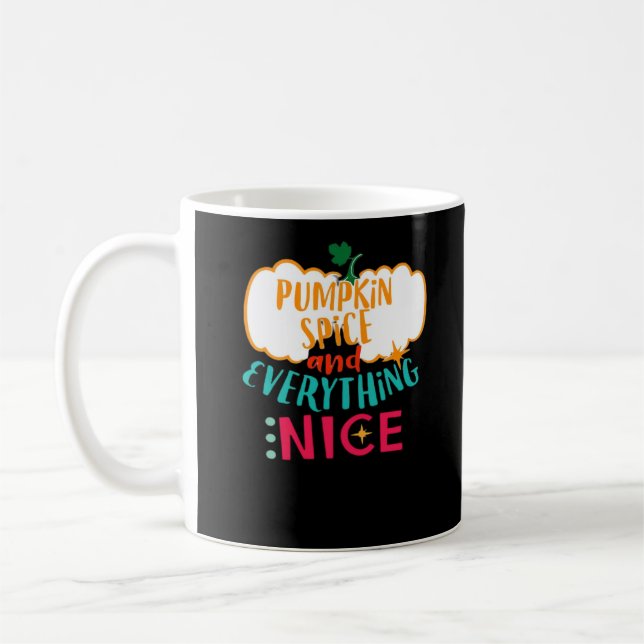 Pumpkin Gewürz und alles Gute Liebe Herbst Fami Kaffeetasse (Links)
