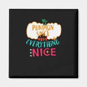 Pumpkin Gewürz und alles Gute Liebe Herbst Fami Magnet
