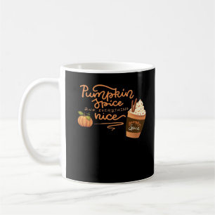 Pumpkin Gewürz und alles Nizza Fall Kunst mit PL Kaffeetasse