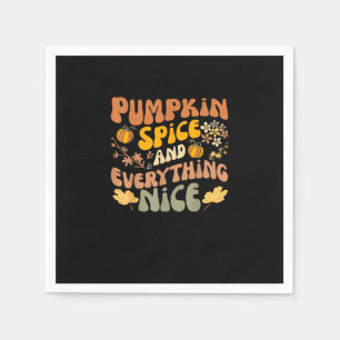 Pumpkin Gewürz und alles Nizza Fall Saison Herbst Serviette