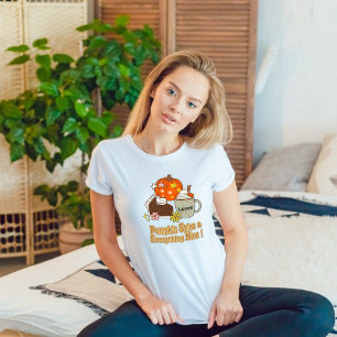Pumpkin Gewürz und alles Nizza Herbst Herbst T-Shirt