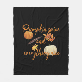 Pumpkin Gewürz und alles Nötig - lustiges Hallowee Fleecedecke