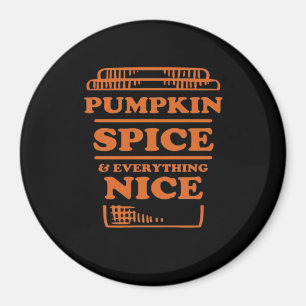 Pumpkin Gewürz und alles Nötige, Herbst des Des Magnet