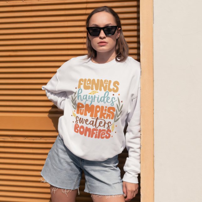 Pumpkin Gewürz und gemütliche Fall Vibes Sweater W Sweatshirt (Von Creator hochgeladen)