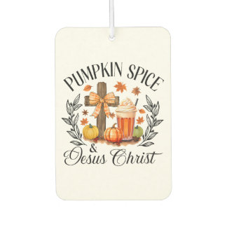 Pumpkin Gewürz und Jesus Christus Cross Pumpkin Ch Autolufterfrischer