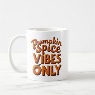 Pumpkin Gewürz Vibes only - Retro 70er Groovy Kaffeetasse