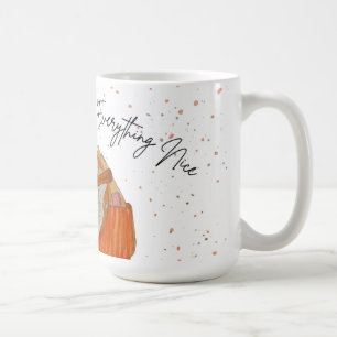 Pumpkin Gewürz Wasserfarbe Gemütliche Coffe Tasse