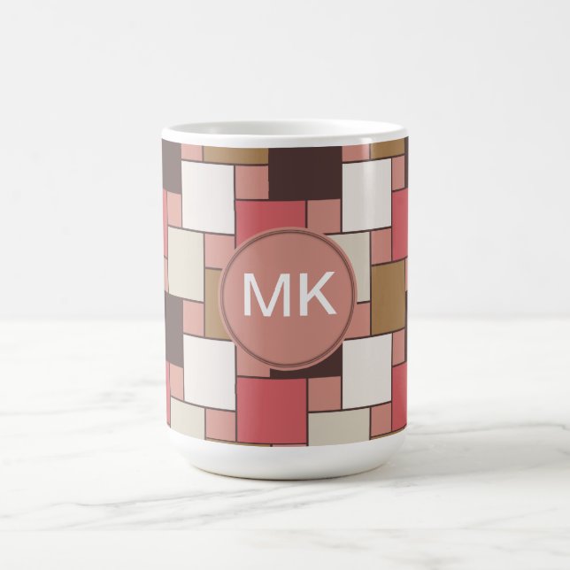 Pumpkin Gewürz Weave Muster Kaffeetasse (Mittel)