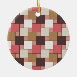 Pumpkin Gewürz Weave Muster Keramikornament
