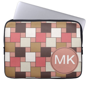 Pumpkin Gewürz Weave Muster Laptopschutzhülle