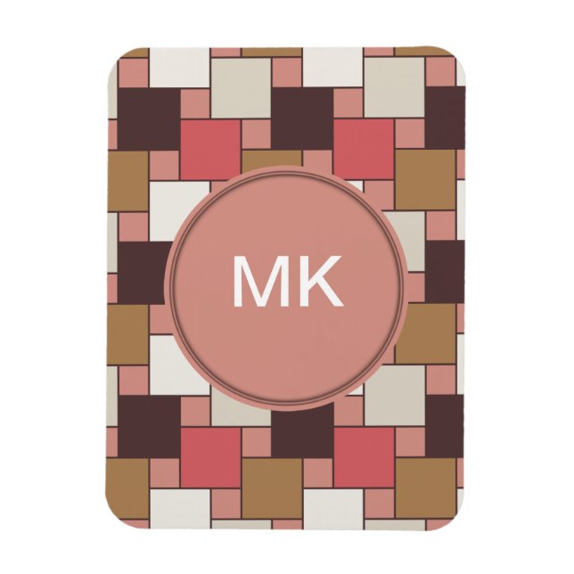 Pumpkin Gewürz Weave Muster Magnet (Vertikal)