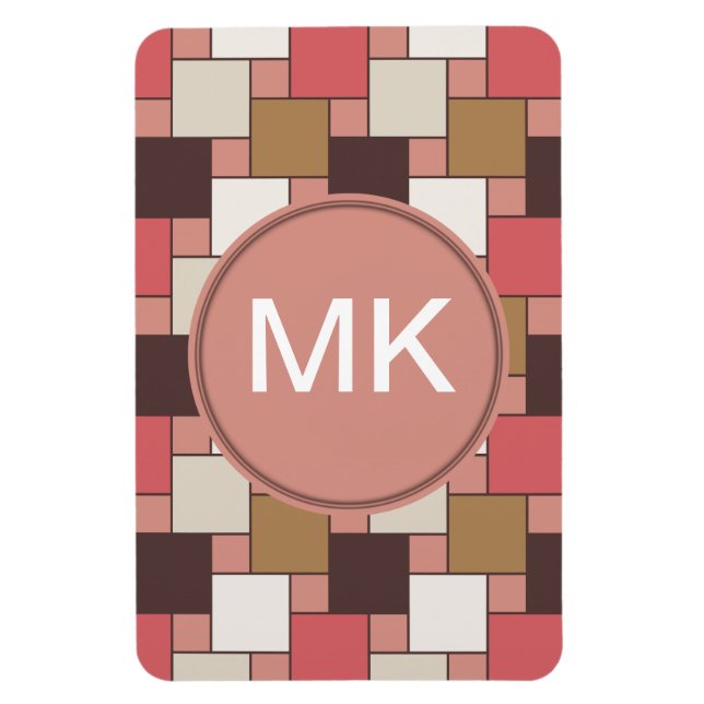 Pumpkin Gewürz Weave Muster Magnet (Vertikal)