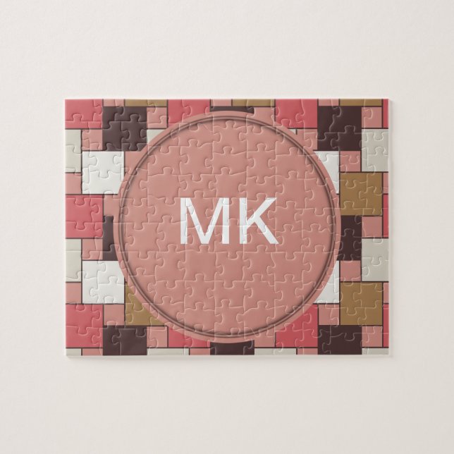 Pumpkin Gewürz Weave Muster Puzzle (Horizontal)