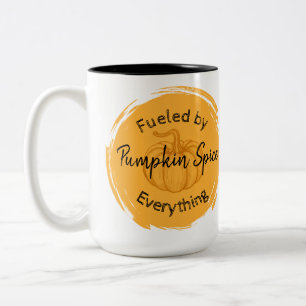 Pumpkin Gewürz Zwei-Tone-Kaffee-Tasse Zweifarbige Tasse