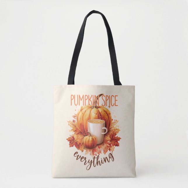 Pumpkin Gewürze alles - Latte & Herbstblätter (Vorderseite)