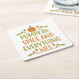 Pumpkin Gewürze Alles Nizza Herbstferien Rechteckiger Pappuntersetzer