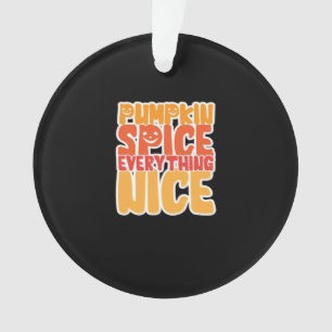 Pumpkin Gewürze alles Schöne lustige Halloween Ess Ornament