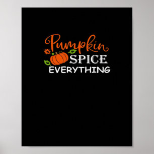 Pumpkin Gewürze alles Vintage Herbst Herbst für W Poster