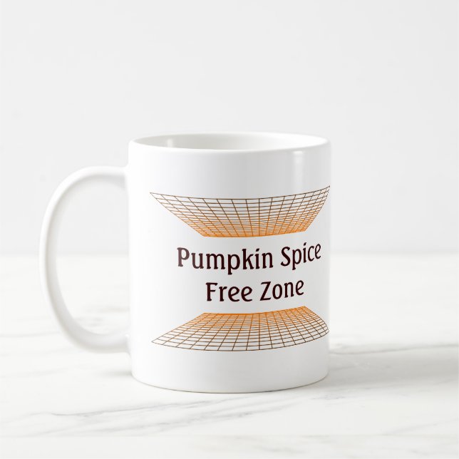 Pumpkin Gewürzfreie Zone Kaffeetasse (Links)