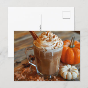 Pumpkin GewürzLatte, Postüberquerung Postkarte
