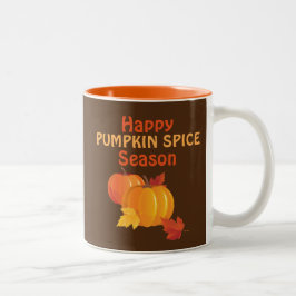 Pumpkin Gewürzsaison 11 oz Zwei-Tonen-Tasse Zweifarbige Tasse