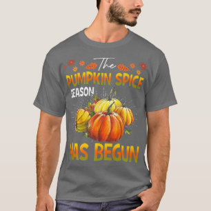 Pumpkin Gewürzsaison hat begonnen Cute Herbst Herb T-Shirt