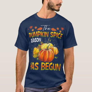 Pumpkin Gewürzsaison hat begonnen Cute Herbst Herb T-Shirt