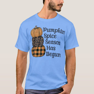 Pumpkin Gewürzsaison ist Herbst Herbst Leopard Pu T-Shirt