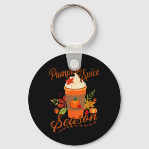Pumpkin Gewürzsaison Latte Fall Saison Frauen Kind Schlüsselanhänger