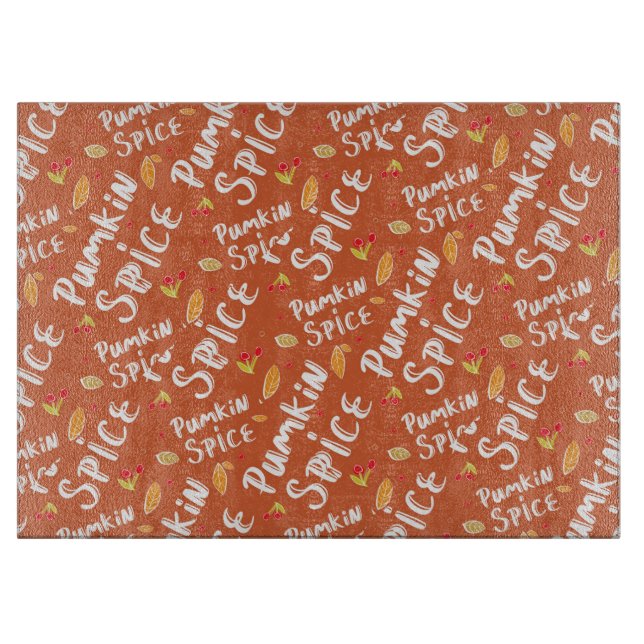 Pumpkin-Gewürzschneidplatine Schneidebrett (Vorderseite)