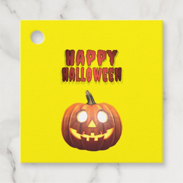 Pumpkin-Gift-Tags Geschenkanhänger (Vorderseite)